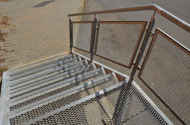 Outdoor Metal Staircase